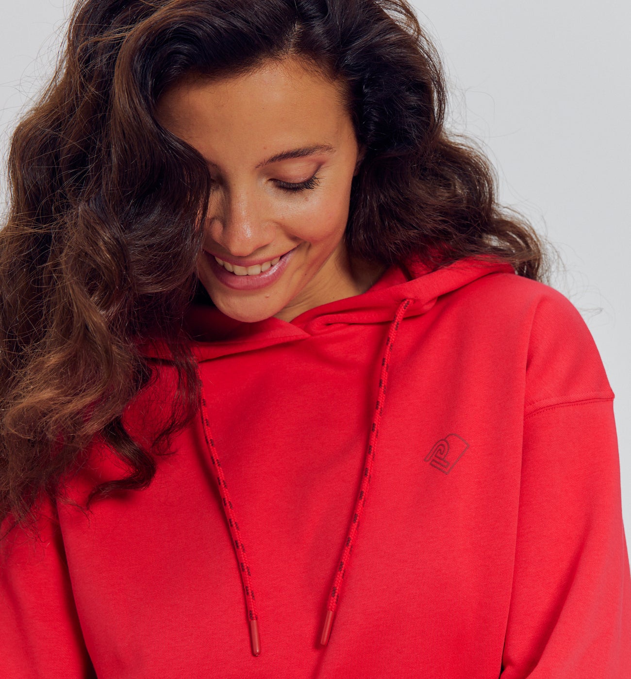 Sweat-shirt à capuche Femme - Groseille