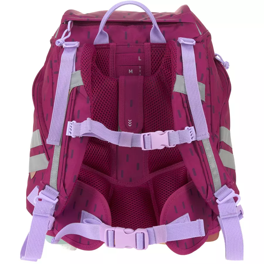LÄSSIG Schulranzen-Set 7-tlg. Flexy Unique Speckles berry