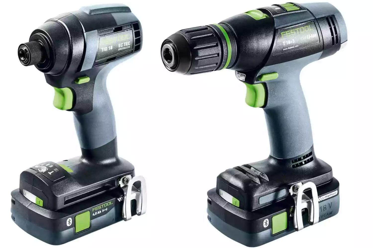 Festool TID 18 HPC 4,0 I-Set T18 18V Li-Ion accu combiset (2x 4,0Ah) in systainer
