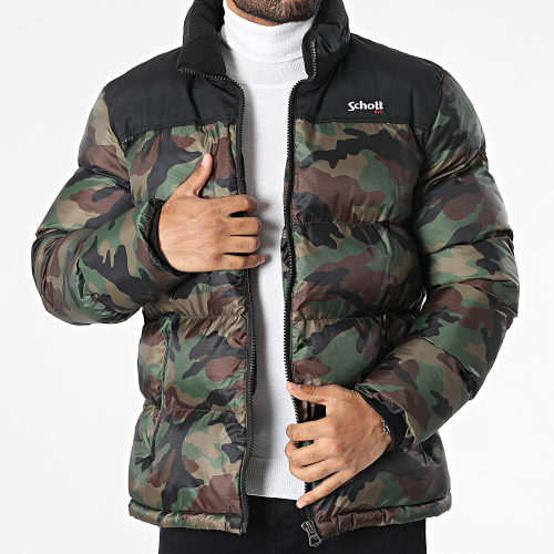 Doudoune Utah Vert Kaki Camouflage
