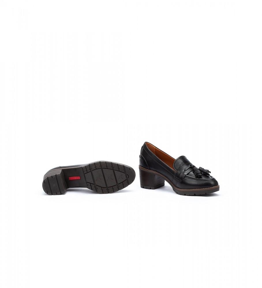 Mocassins de couro Pikolinos Llanes, pretos