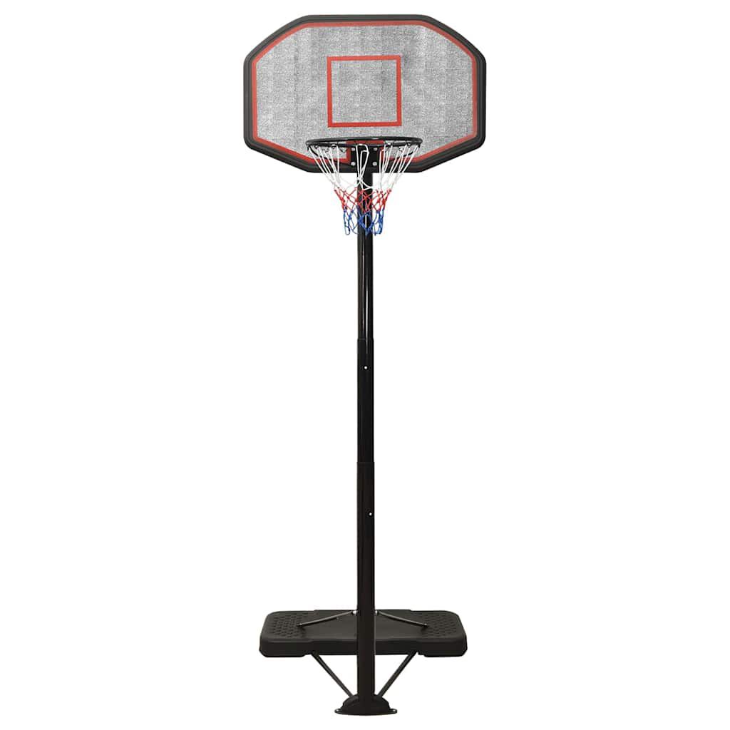 vidaXL Basketbalstandaard Zwart 258-363 cm Polyethyleen