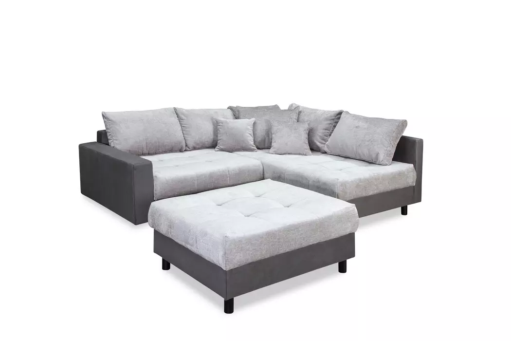Ecksofa mit Hocker Antonia
