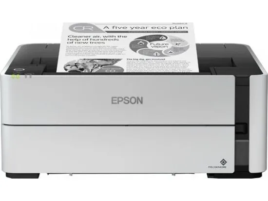 Epson EcoTank M1180 - Printer - S/H - Duplex - blækprinter - kan genopfyldes - A4/Legal - 1200 x 2400 dpi - op til 20 spm - kapacitet: 250 ark - USB 2.0, LAN, Wi-Fi