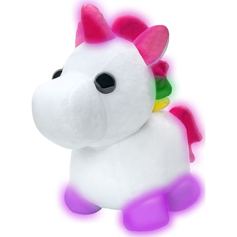Adopt me Neon enhjørning bamse 30 cm