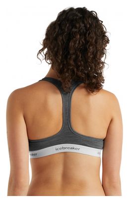 Brassière Icebreaker Sprite Racerback Gris