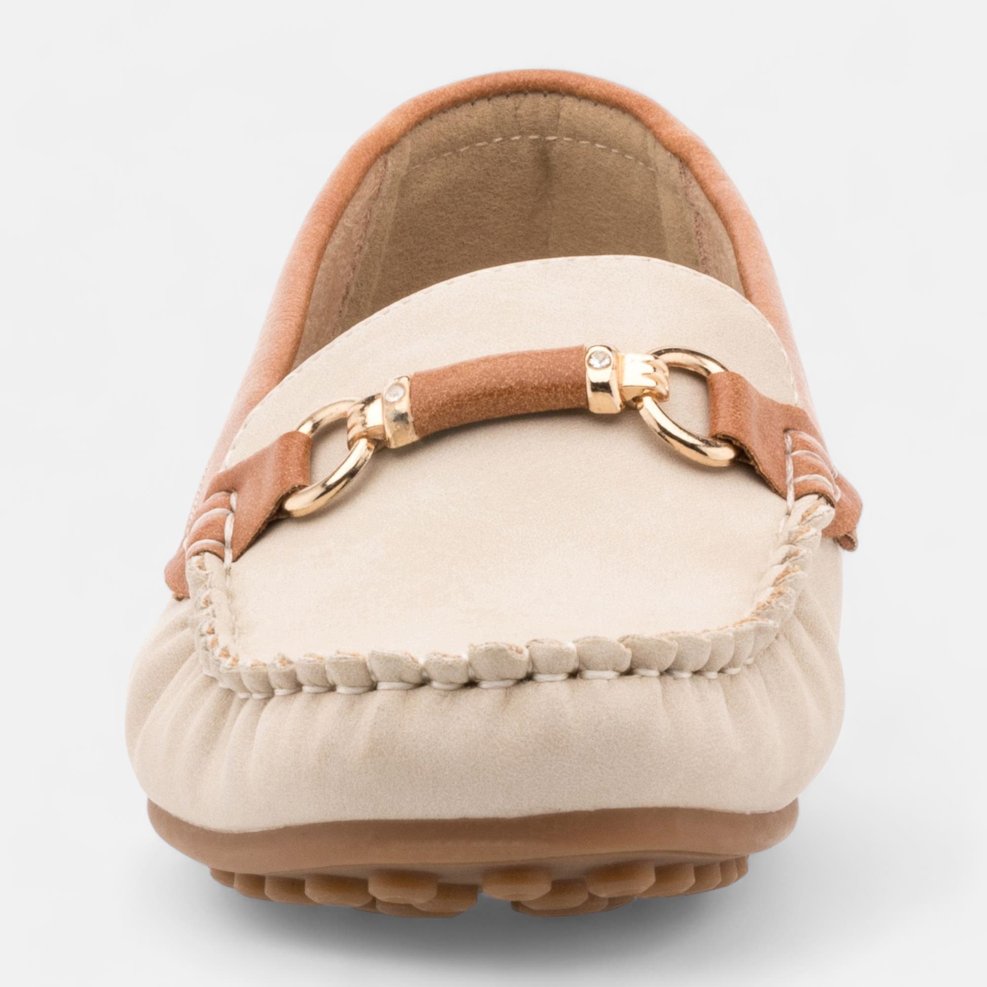 Mocassins Femme beige