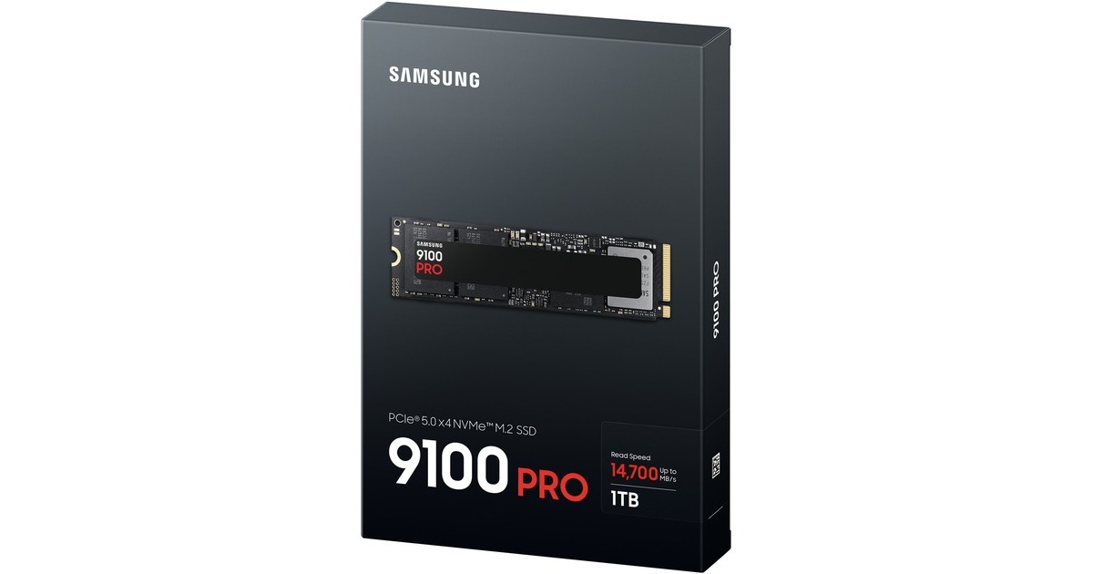 SAMSUNG9100 PRO 1 TB SSD  (MZ-VAP1T0BW, PCIe Gen 5.0 x4, NVMe 2.0)