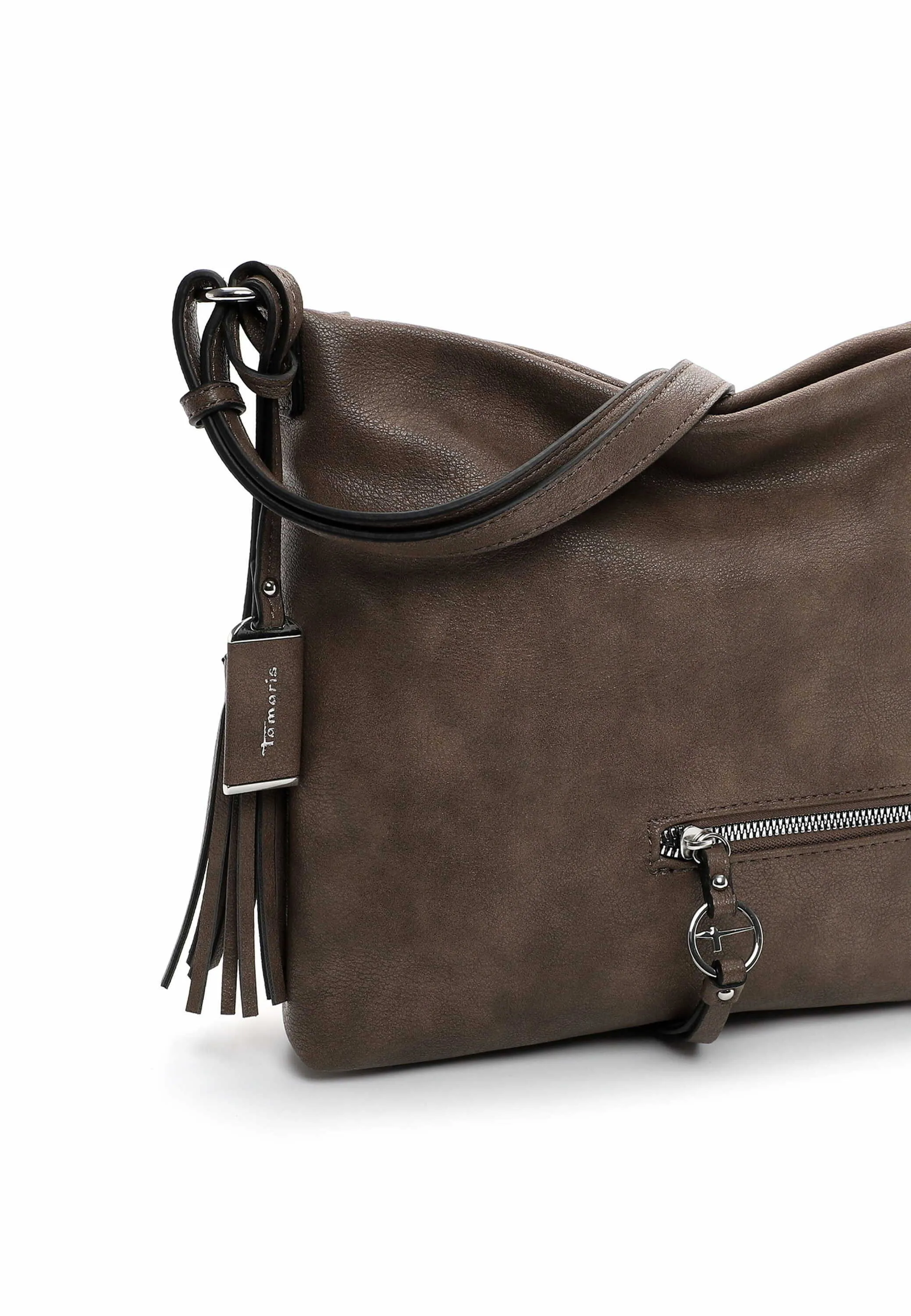 TAMARIS Beuteltasche Taupe Lederimitat