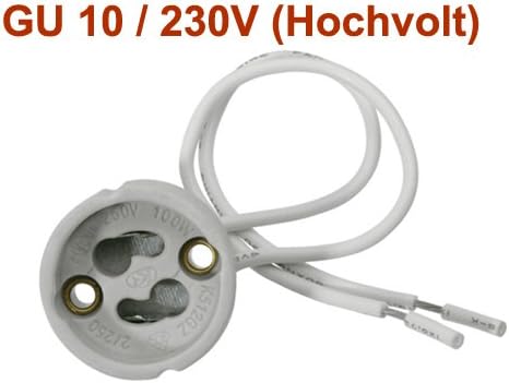 Noble Decken Einbauleuchte 10x Schwarz rund 230V Hochvolt GU10 schwenkbar - ohne Leuchtmittel - Aluminium Einbaustrahler Einbauspot