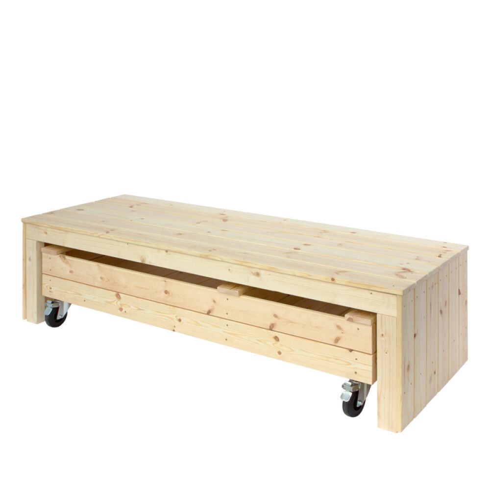 BENK OG MULTIKASSE PLUS FUN M/HJUL 180CM