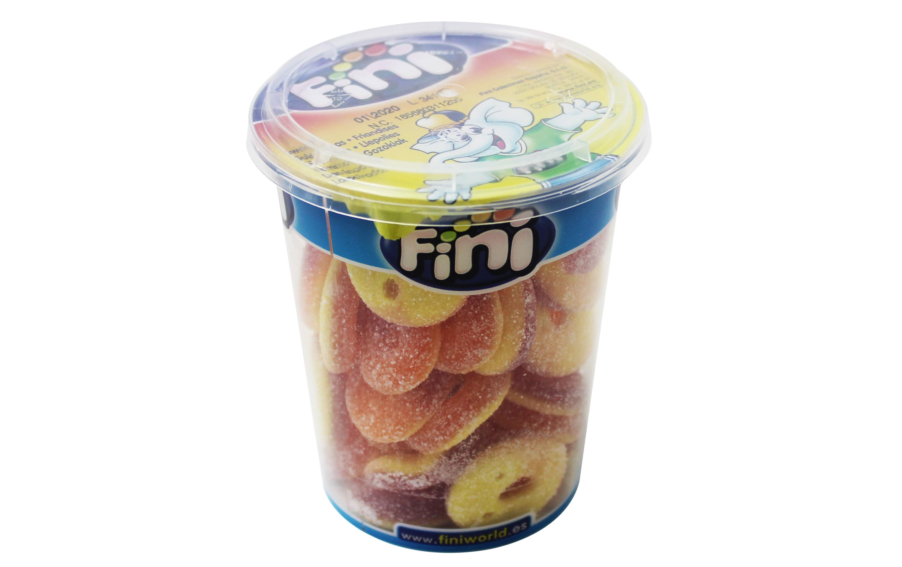 Bonbons & Gummibären Pfirsichringe 200 gFruchtgummi mit Pfirsichgeschmack