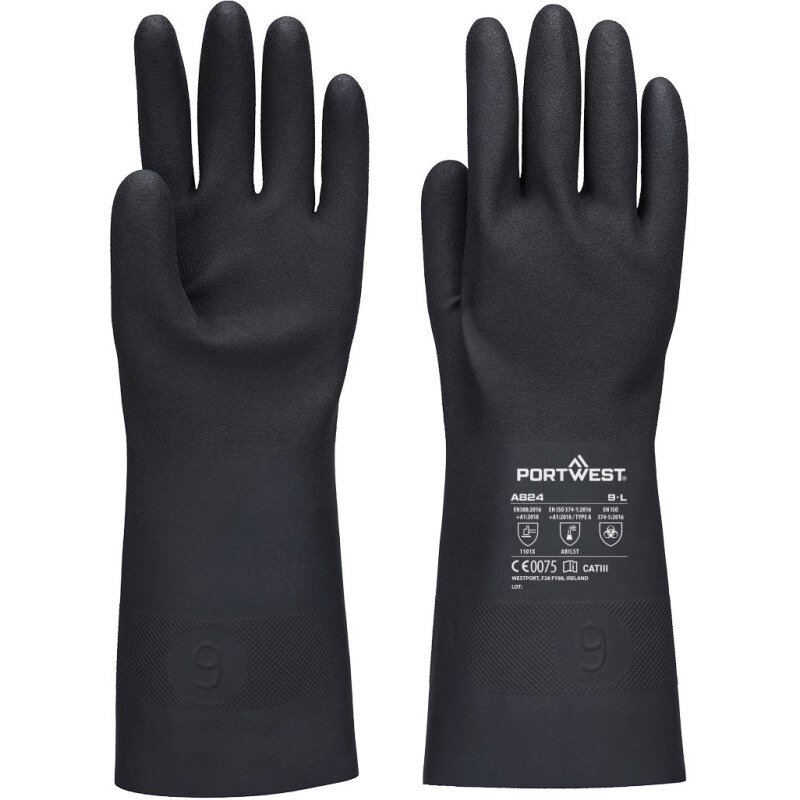 Portwest A824 Gant Chem tout enduit Butyl 350