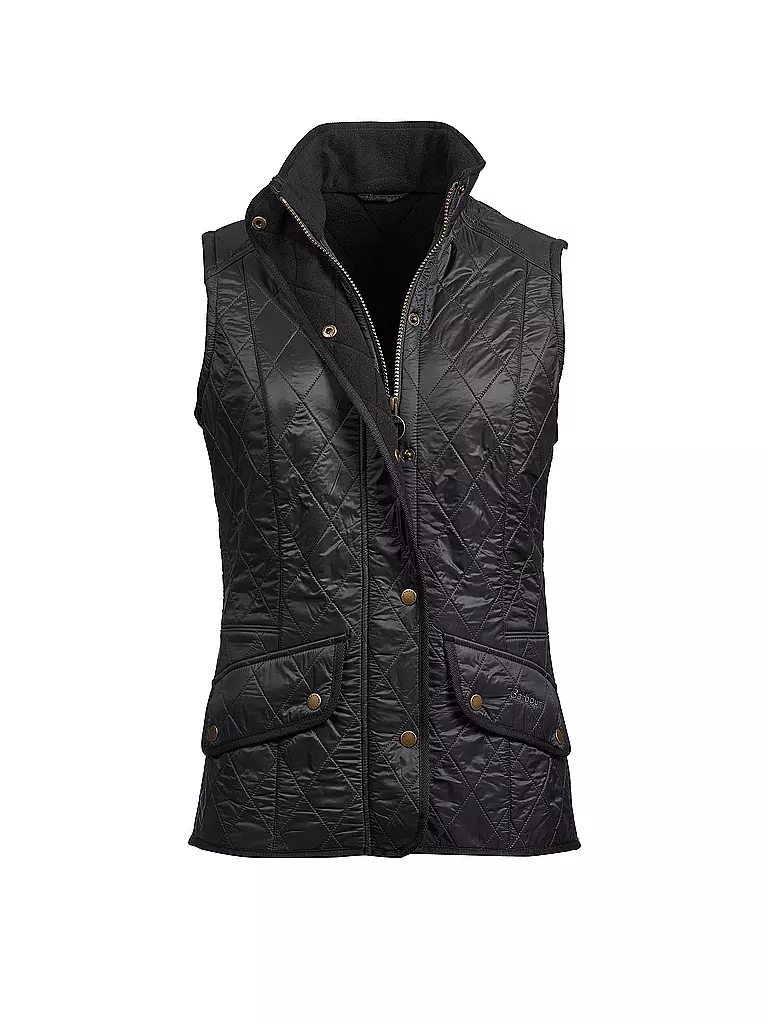 BARBOUR Steppgilet CAVALRY schwarz