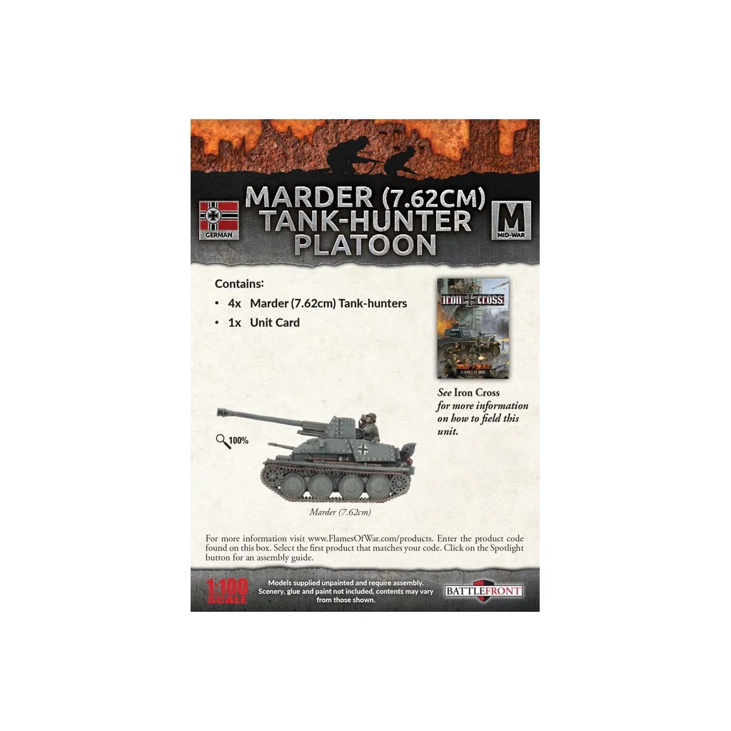 Flames of War - Marder (7.62cm) Tank-hunter Platoon