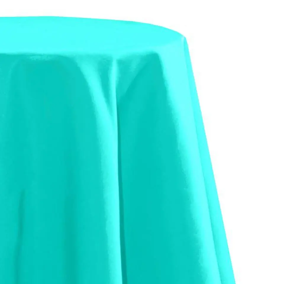 Stof Textiles Tafelkleed - Dia 180 cm - turquoise - Tafellaken