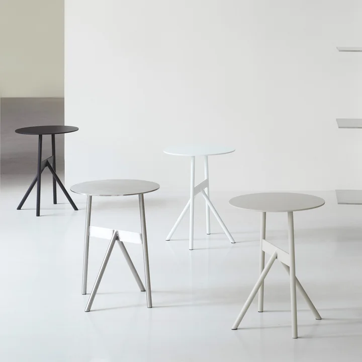 Normann Copenhagen - Stock Tisch, Ø 37 x H 46 cm, hellgrau