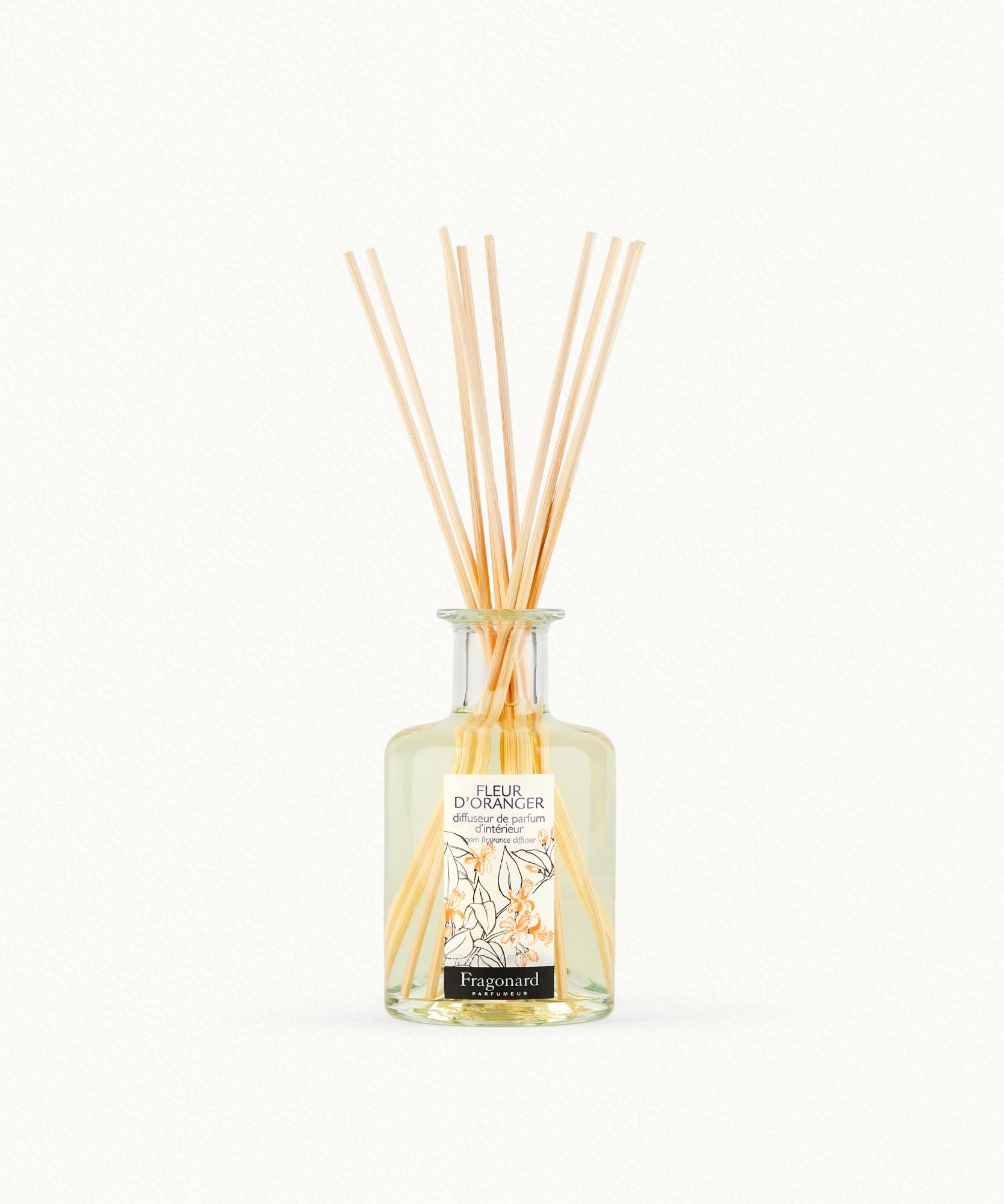 Fleur d'Oranger  Diffuseur + 10 bâtonnets - flacon 200 ml