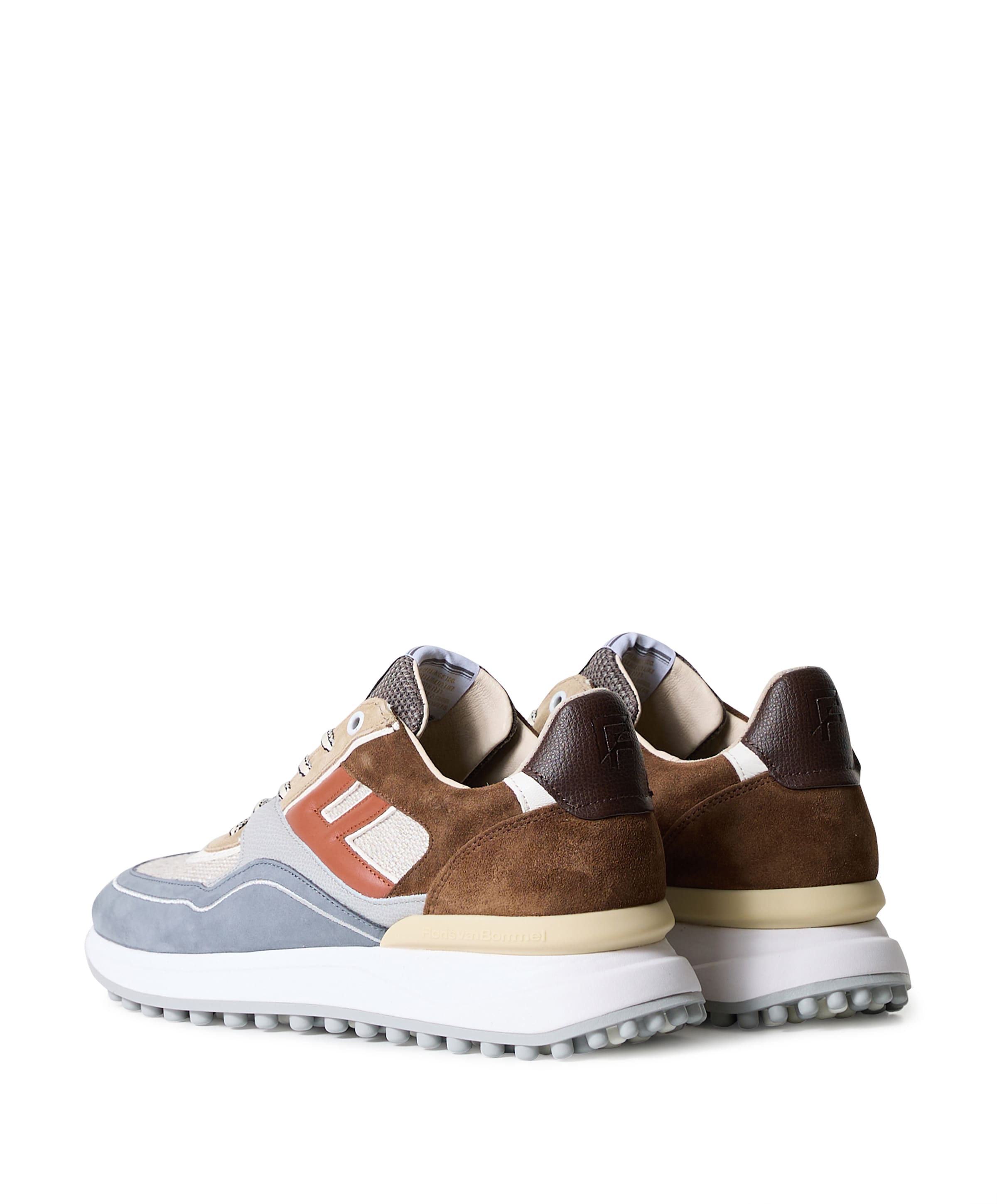 Floris van Bommel heren sneakers blauw