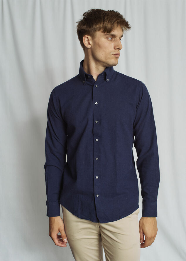 Bruun & Stengade BS Muriel Casual Modern Fit Shirt Blue