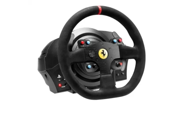 Thrustmaster Ferrari T300 Integral Racing - Alcantara - rat og pedalsæt - kabling - for PC, Sony PlayStation 3, Sony PlayStation 4, Sony PlayStation 5