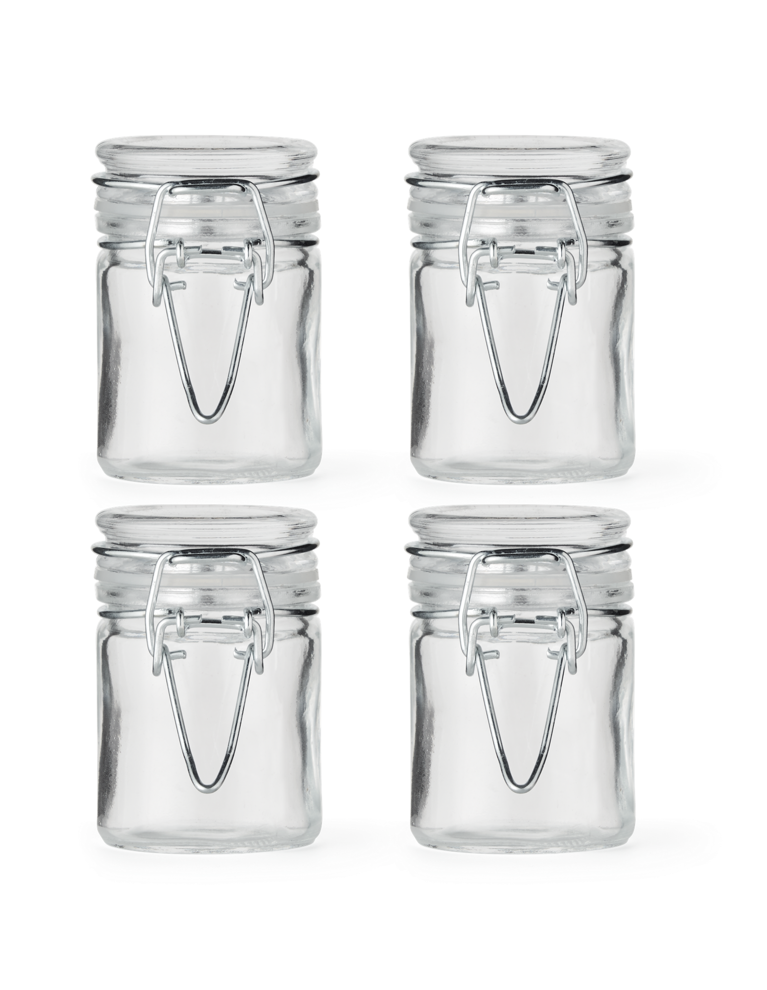 Patentglas 4-pak | 50 ml. 4 stk. | Clear
