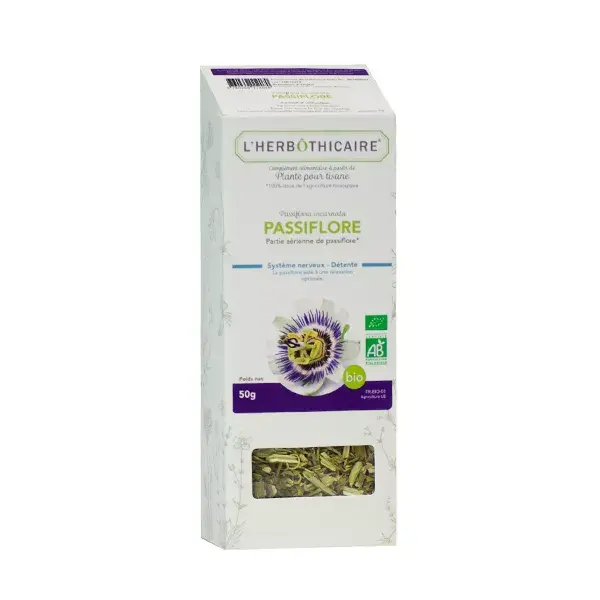 Chá de ervas orgânico de maracujá L'Herbôthicaire 50g