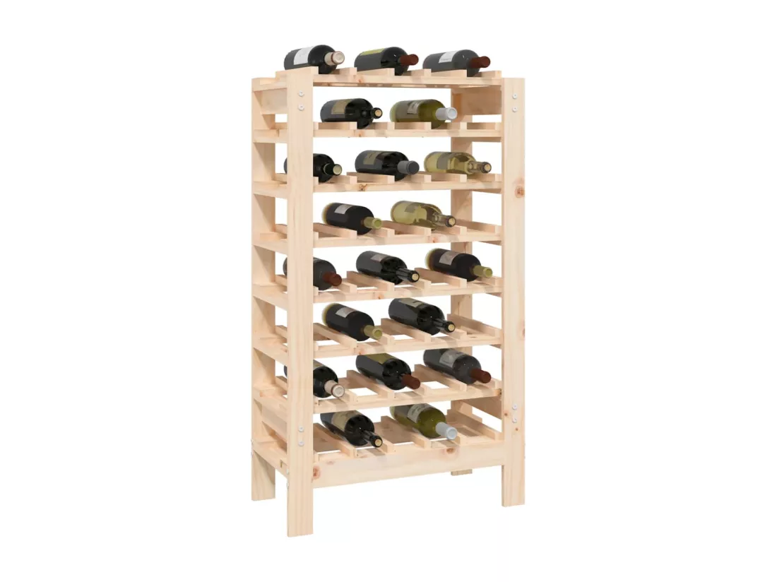 Casier à vin 61,5x30x107,5 cm Bois de pin massif
