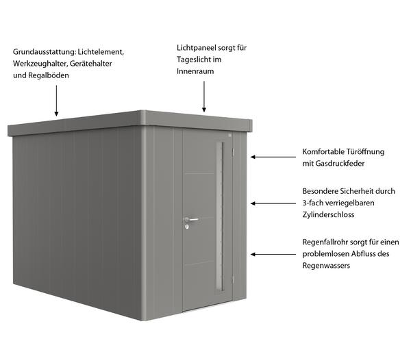Biohort Gerätehaus Neo 3A, ca. B180/H222/T292