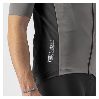 Maillot Manches Courtes Castelli Perfetto RoS 2 Wind Gris Clair/Foncé