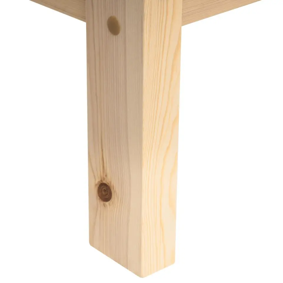 DEVAY - Kinderbed - Lichtbruin - 90 x 200 cm - Grenenhout