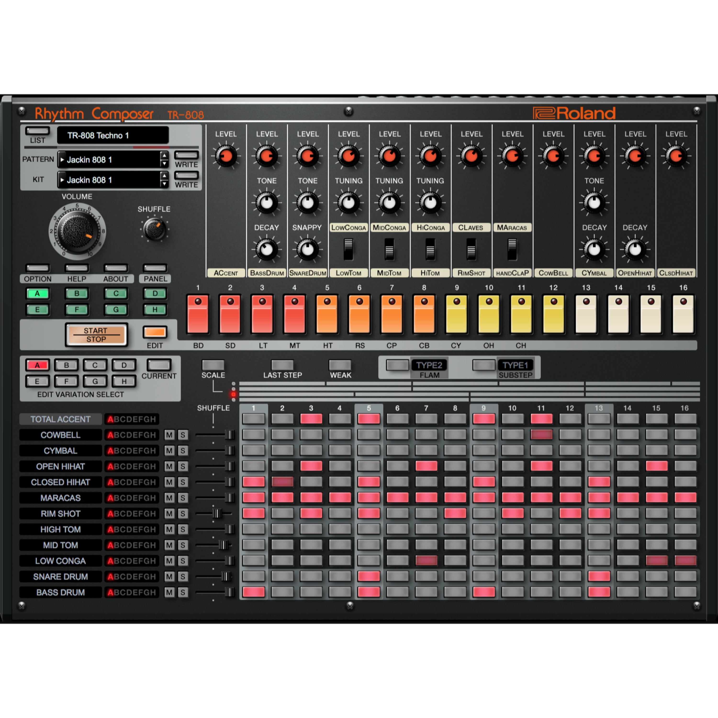 Roland Cloud TR-808 (download)