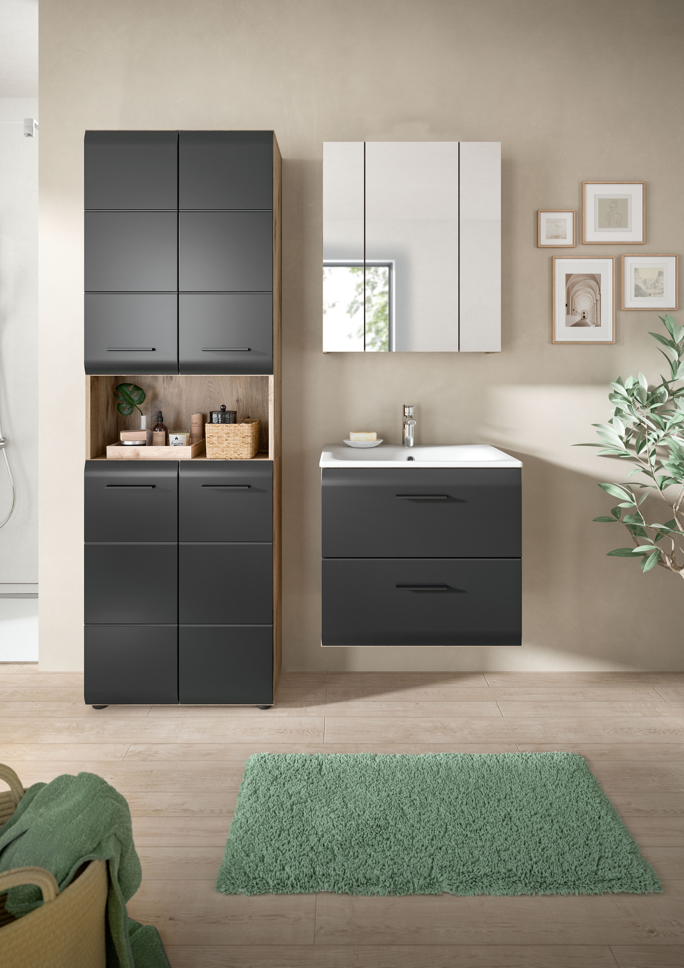 INOSIGN Badezimmer-Set Set, 4 Stk. tlg.