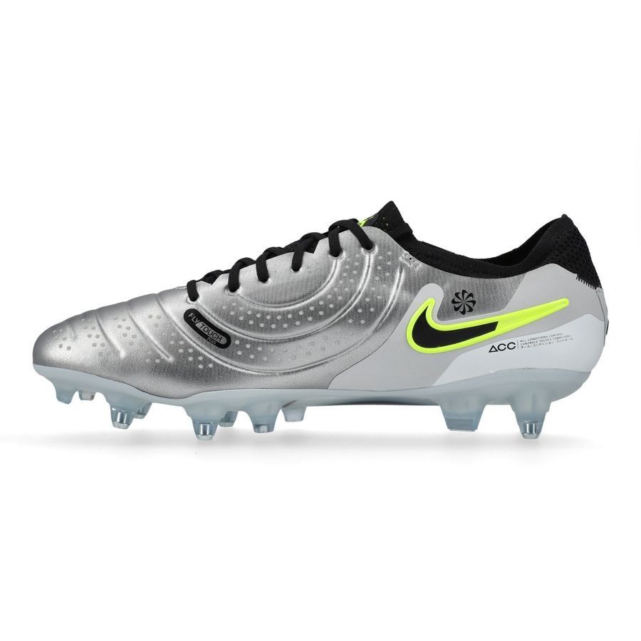 Nike Tiempo Legend 10 Elite SG-PRO Anti-Clog Mad Voltage - Argenté/Noir/Jaune Fluo