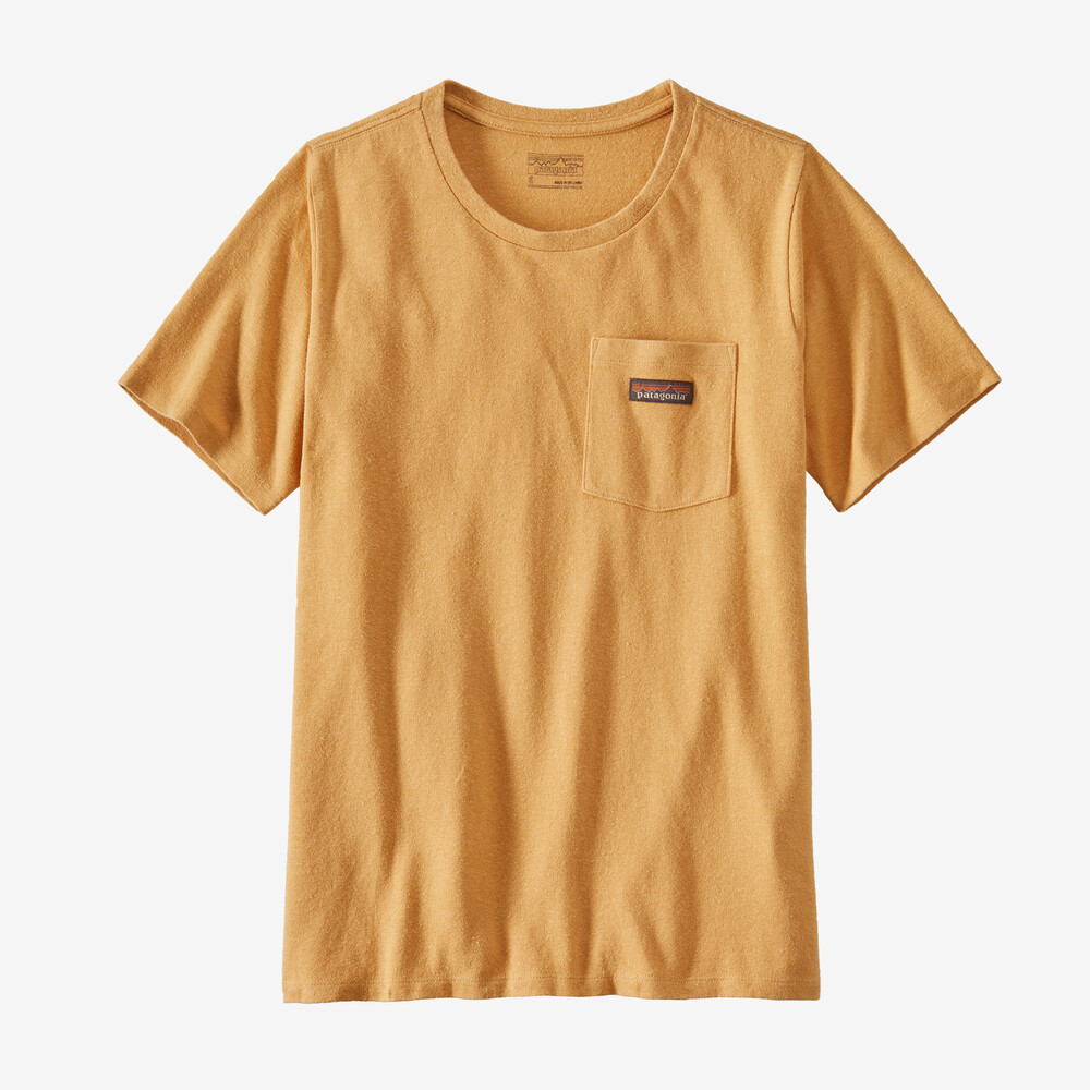 Damen-Arbeits-T-Shirt mit Tasche