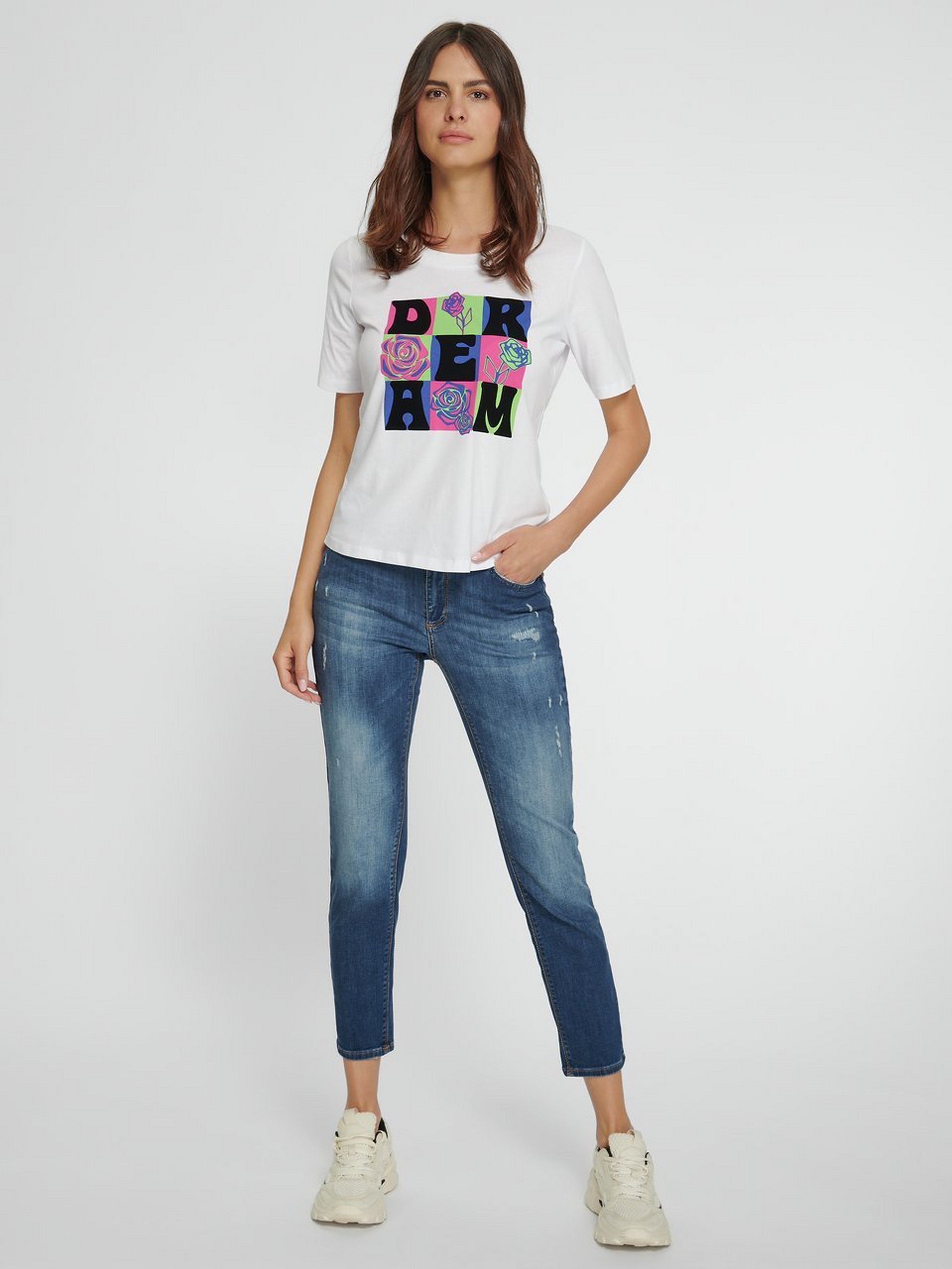 Rundhals-Shirt