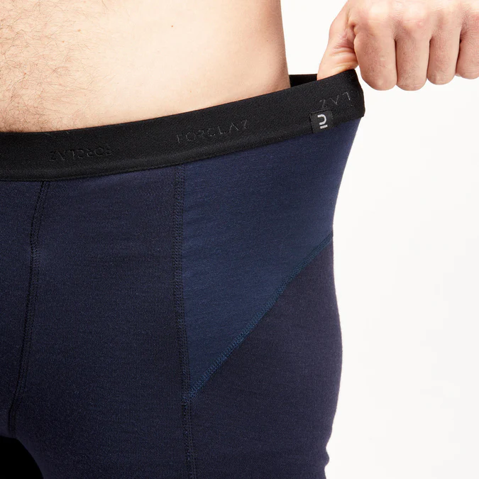 Decathlon Forclaz - Calça Legging Forclaz Masculina de Lã Merino para Mochilão em Montanha - MT900