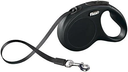 Flexi - New Classic L 8M Bånd Sort Max 50Kg