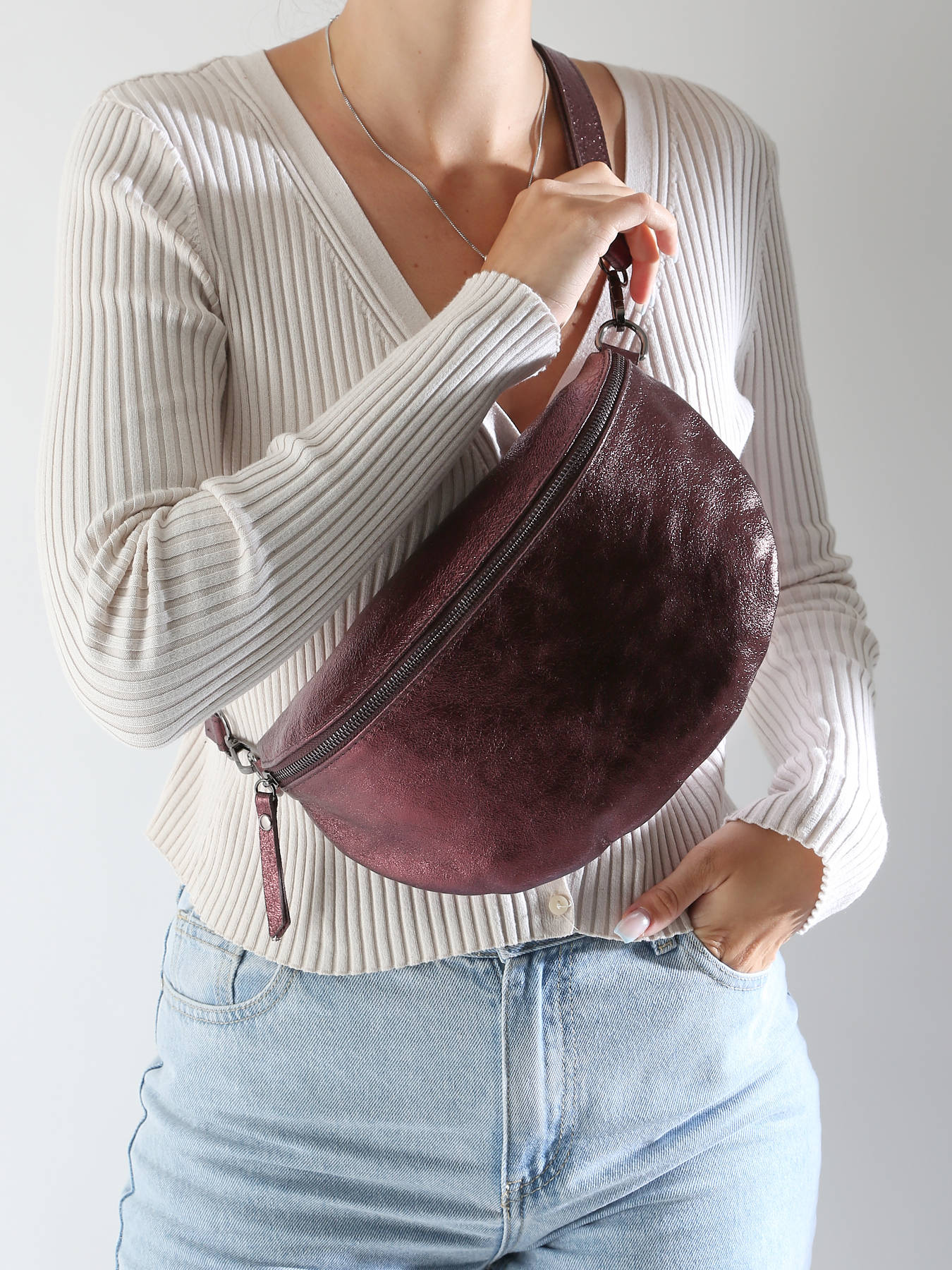 Sac banane Nine cuir MILANO