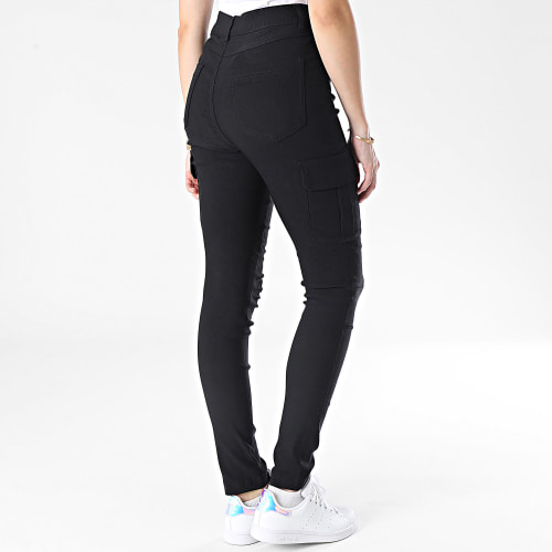 Pantalon Cargo Femme Slim Debbie Noir