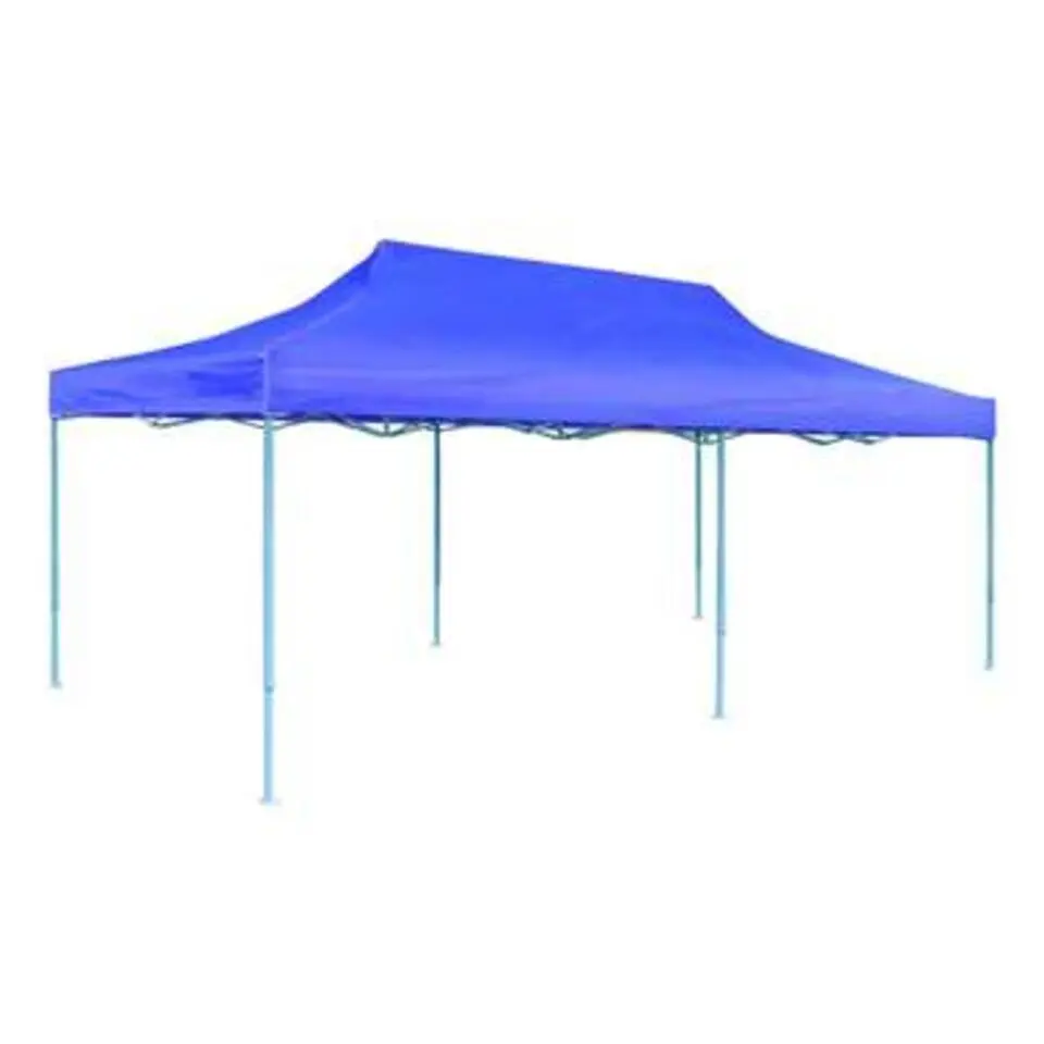 vidaXL - Luifel - Blauw - Stof