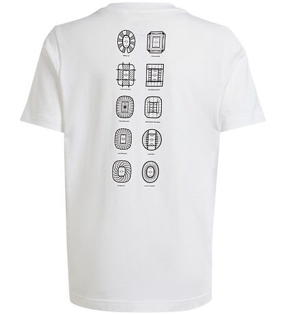 adidas Performance T-Shirt - OE Stadium - Weiß