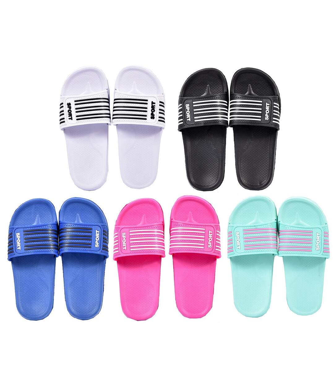 Claquette Femme SPORT 999B BLEU