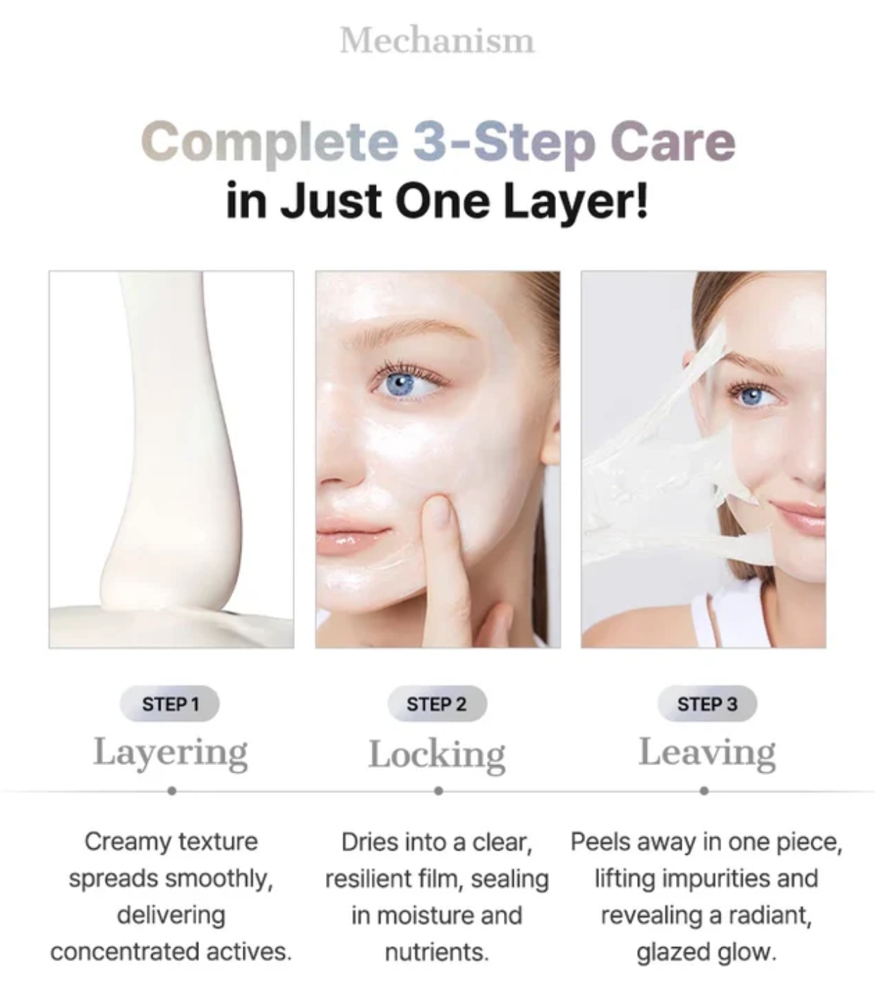 COSRX - Máscara facial peel-off PDRN EXOSOME Skinplaning Glaze