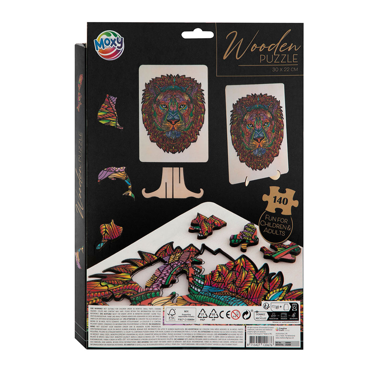 Houten Legpuzzel Leeuw, 140st.
