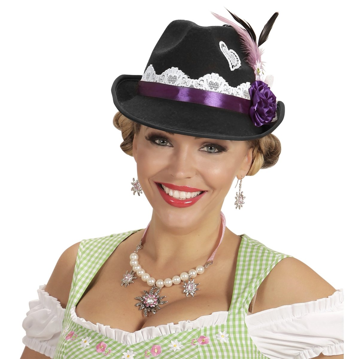 Oktoberfest Hoed Tiroler Zwart