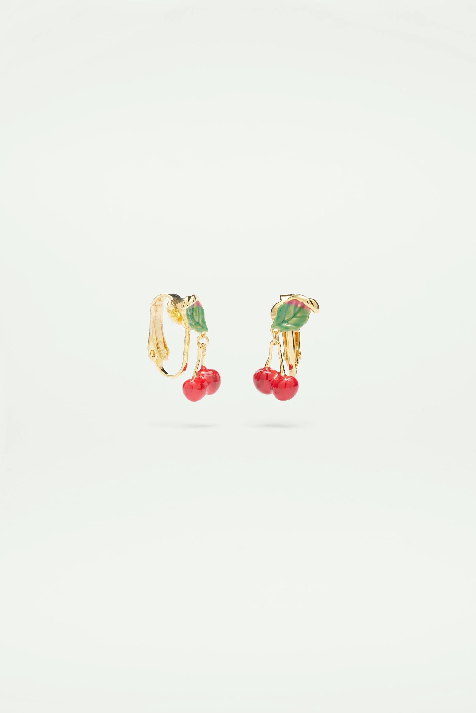 Boucles d'oreilles petites cerises | Rouge