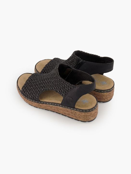 Rieker Sandalette Schwarz