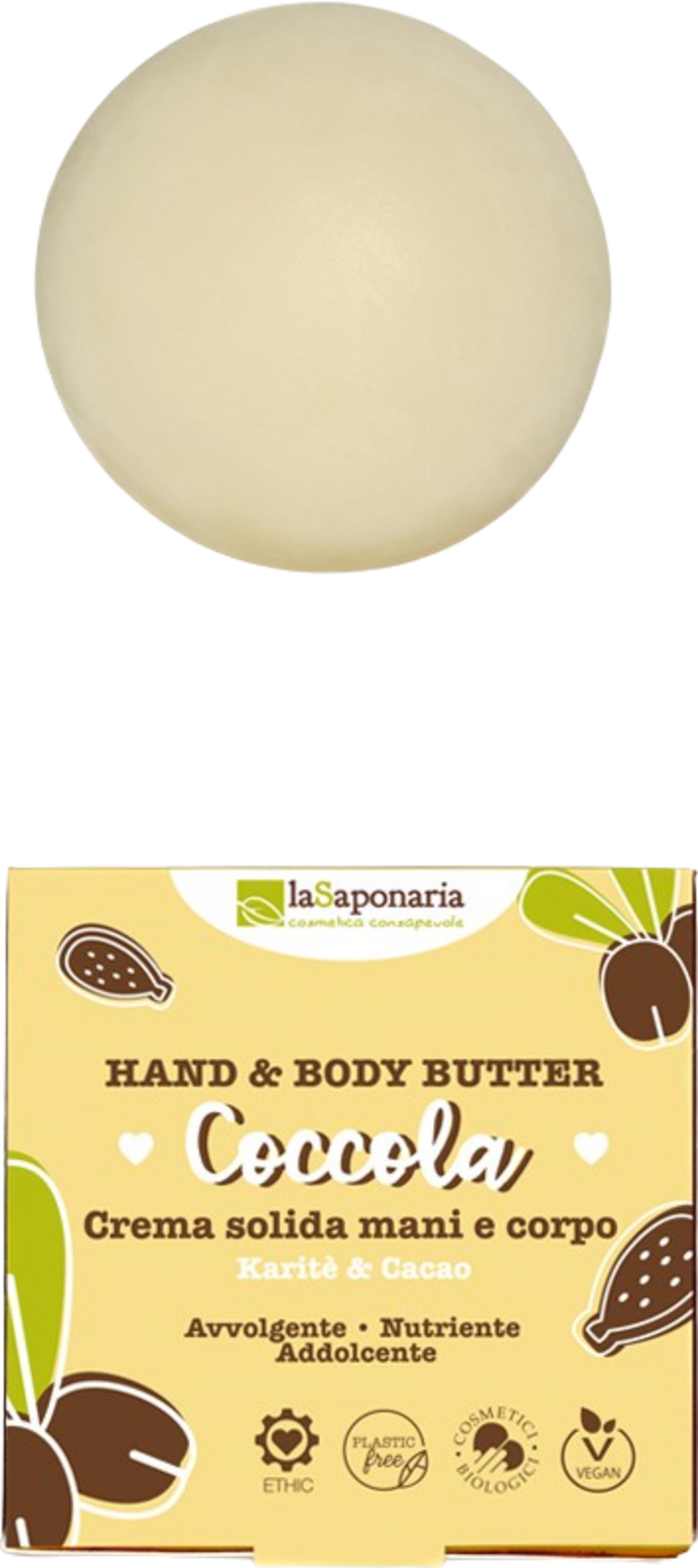 La Saponaria  Feste Hand- & Körperbutter 