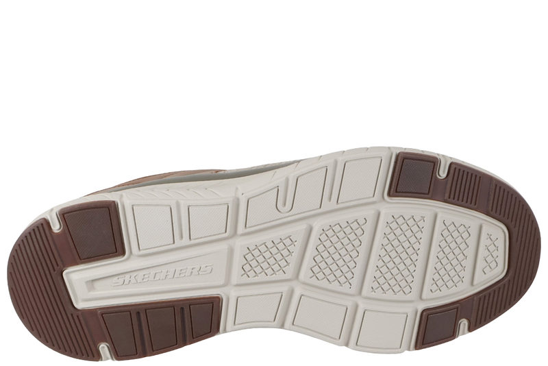 SKECHERS ARCH FIT CROSSER - EMERIC TAUPE SLIP-INS
